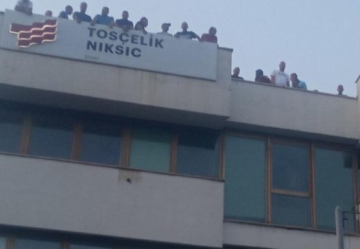 Radnici nikšićke Željezare prijete da će skočiti sa krova, Abazović će razgovarati s njima