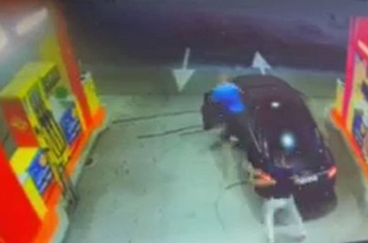 Na benzinskoj pumpi  snimljen nevjerovatan pokušaj krađe automobila (VIDEO)