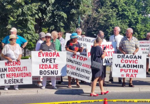 Novi protesti ispred zgrade OHR-a zakazani za danas