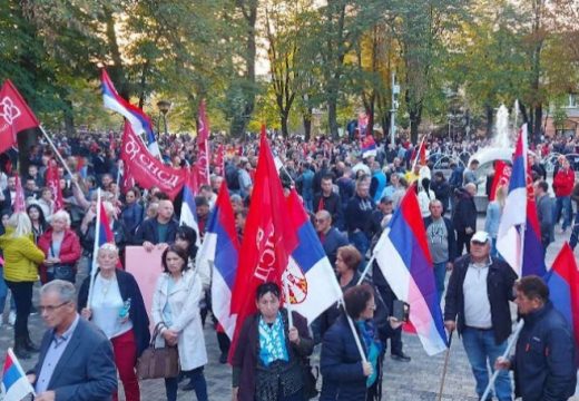 Počeo miting “Otadžbina zove”