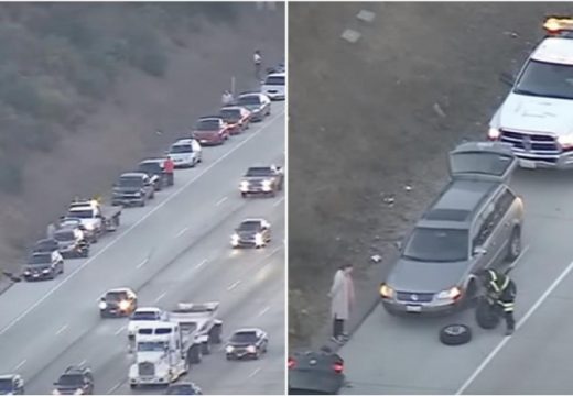 Kutija s ekserima pala s kamiona, 36 automobila s izbušenim gumama (VIDEO)