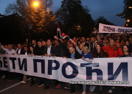 Policija procijenila broj učesnika protesta u Banjaluci