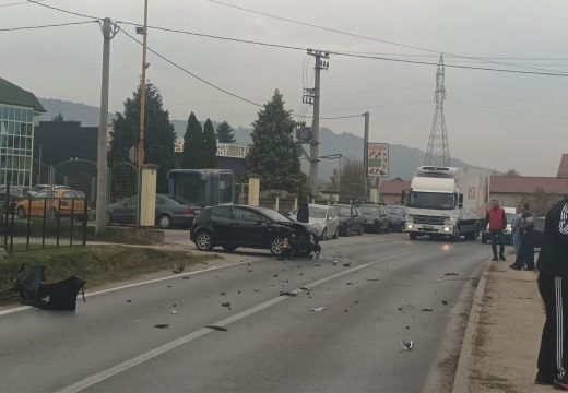 Sudar dva automobila, ima povrijeđenih