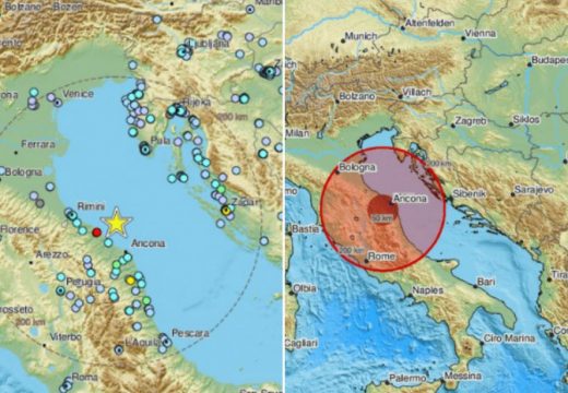 Snažan zemljotres u Italiji, osjetio se i u BiH