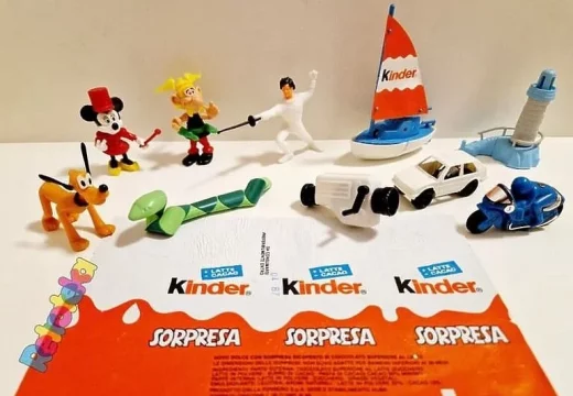 Kako su Kinder Surprise figurice izgledale u prošlosti