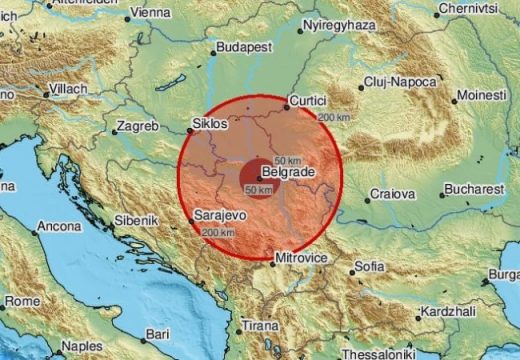 Serija zemljotresa jutros pogodila Srbiju