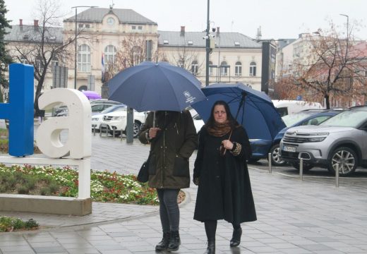 Danas oblačno vrijeme sa kišom