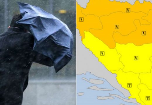 Zbog obilnih padavina upozorenje u ovim mjestima BiH