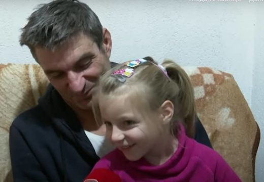 Bolesni Slavko sam brine o kćerkici Biljani (6), žive u teškim uslovima i potrebna im je pomoć (Video, Foto)