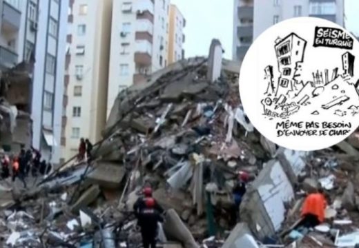 “Šarli Ebdo” izazvao bijes zbog karikature kojom se ismijava katastrofa u Turskoj