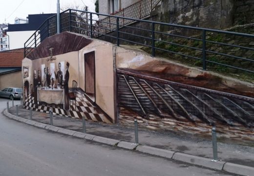 Zvornik:Završen mural u okviru projekta “Tematska staza stopama kralja Aleksandra Prvog Karađorđevića”