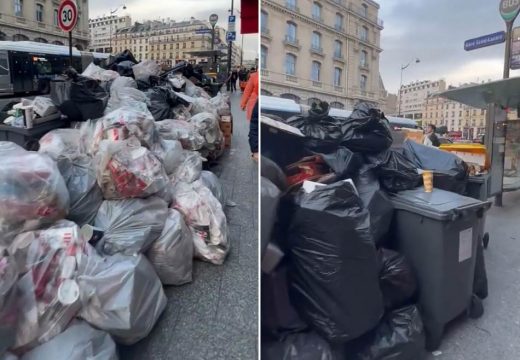 Pariz: Užasan smrad se širi, male deponije su svuda ( Video)