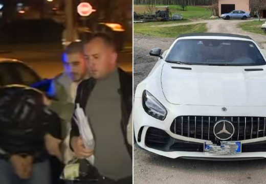 Objavljen snimak privođenja dvojca iz Laktaša koji su ukrali skupocjeni Mercedes u Hrvatskoj (VIDEO)