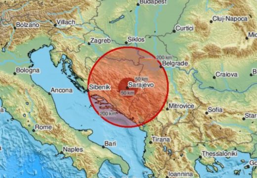 Novi zemljotres pogodio BiH