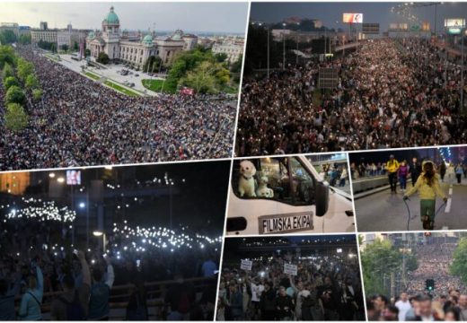 Sve o velikom protestu  “Srbija protiv nasilja”