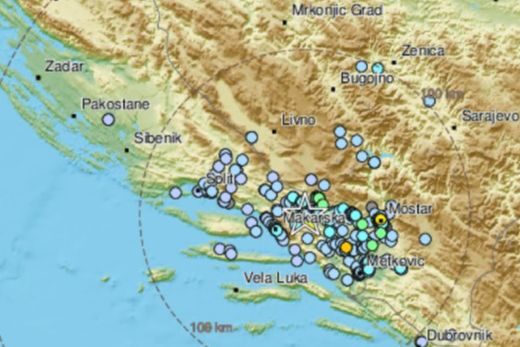 Zemljotres jačine 3,6 stepeni zatresao Hercegovinu