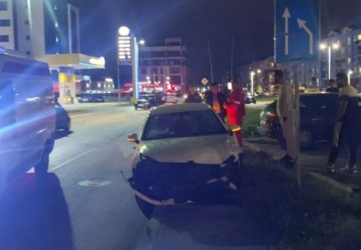 U saobraćajnoj nesreći učestvovao policijski presretač (FOTO)