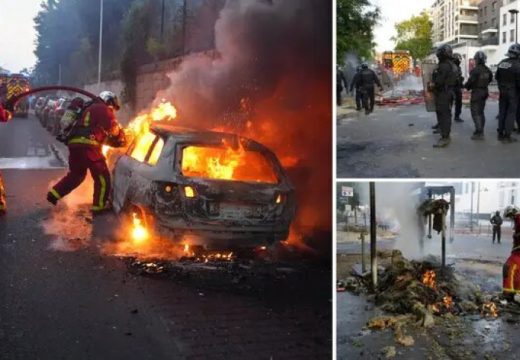 Haos u Parizu zbog ubistva dječaka: Neredi trajali čitave noći, policajac koji je PUCAO u pritvoru