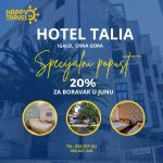 Ljetujte sa agencijom “Happy Travel”: Hotel Talia Igalo – akcijsko sniženje 20% za boravak u junu