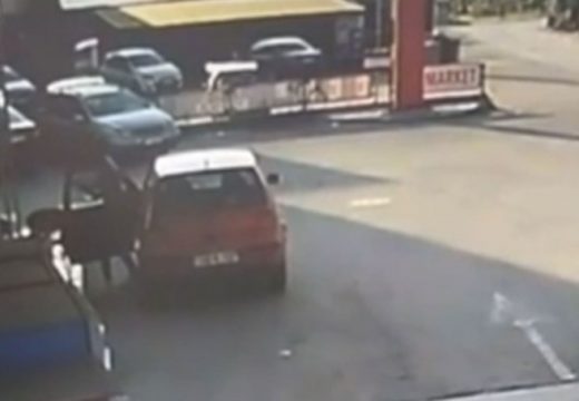 Auto sam „pobjegao“ sa pumpe, vozač ga zbunjeno tražio (VIDEO)