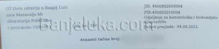 Podaci računa 