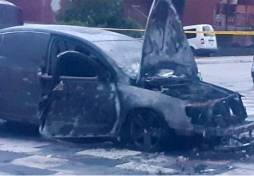 Protekle noći: Izgorio automobil u centru Pala