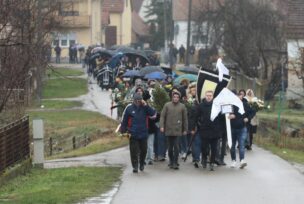 Sahrana Andrijane Lazić