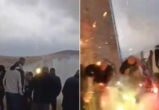 “Ljudi u nevjerici bježali”: Tokom proslave Božića okrenuli vatromet naopačke, nastao haos (Video)