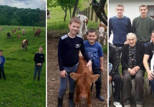 Mali glumac i poljoprivrednik iz Grbavaca kod Gradiška: “Imamo mnogo životinja, to je čudo jedno” (Foto)