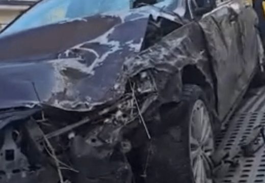 Crna hronika: Prve slike smrskanog automobila Đorđa Davida nakon stravične nesreće