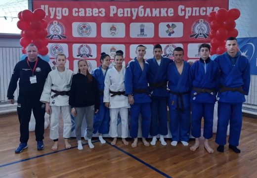 Džudo klub “Panter” Bijeljina: Deset medalja na Prvenstvu Srpske za mlađe pionire i kadete!