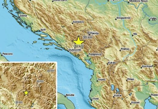 Novi potres: Još jedan zemljotres pogodio Crnu Goru