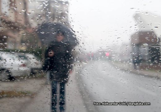 Padavine u većini zemlje: Danas oblačno i svježije