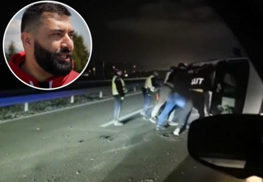 Herojski gest sportiste: Kolašinac pomogao u okretanju auta koji se prevrnuo na auto-putu (Video)