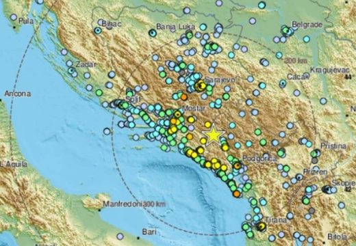 U ranim jutarnjim časovima: Serija zemljotresa uzdrmala BiH, Hrvatsku i Crnu Goru