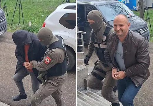 Nakon akcije MUP-a: Uhapšeni policajci sprovedeni u Republičko javno tužilaštvo (Foto/Video)