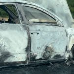 Hrvatska: Izgorio automobil na auto-putu (Video)