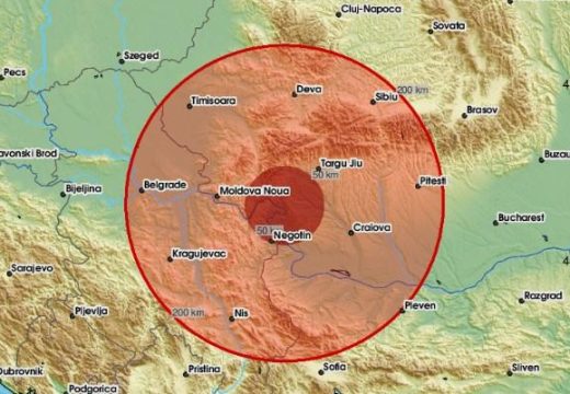 Zatresla se Srbija: Jak zemljotres