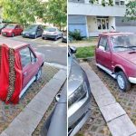 Urnebesna scena u Beogradu: Pola auta na parkingu (Foto)