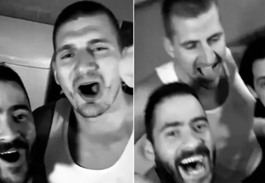 Hit snimak: Nikola Jokić u ekstazi pjeva Džejev hit poslije pobjede svog konja u elitnoj trci (Video)