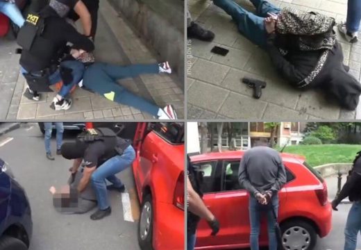 Snimak munjevitog hapšenja u Beogradu: Pripremali surovo ubistvo, specijalci ih presreli (Video)