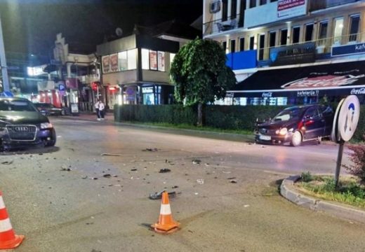 Bijeljina: Sudar u centru grada, troje povrijeđeno