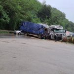 Saobraćajka: Žestok sudar dva kamiona i auta u Modriči, četvoro povrijeđenih