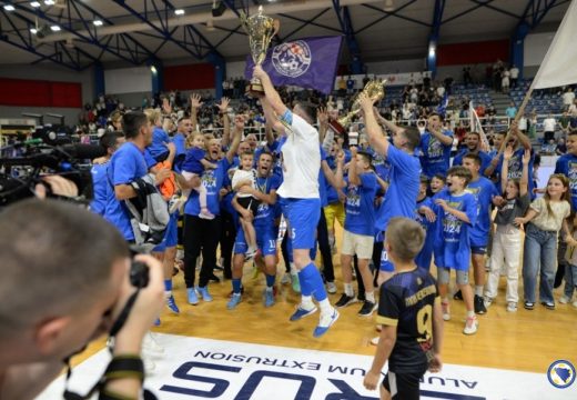 Slavili u četvrtom meču finala Premijer lige: MNK Hercegovina prvak BiH u futsalu