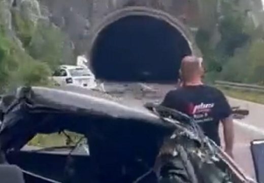 Teška nesreća kod Mostara: Zapalio se kamion, ima poginulih (Video)