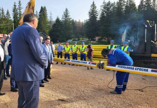 Prisutni brojni zvaničnici: Ozvaničen početak radova na gasovodu Pale-Jahorina