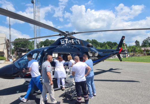 Helikopterski servis: Uspješno izvršen veoma kompleksan vazdušni transport dvomjesečne bebe iz Banjaluke u Beograd