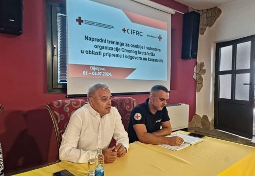 Crveni krst Bijeljina domaćin Naprednog treninga u oblasti pripreme i odgovora na katastrofe