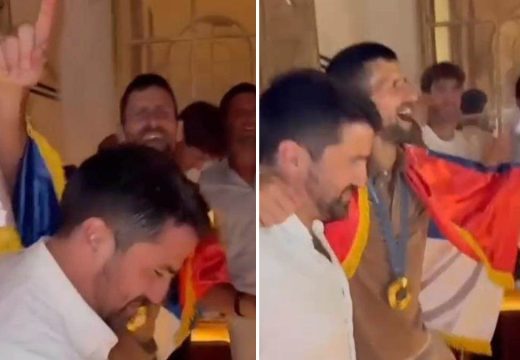 Poslije zlata na OI: Pojavio se snimak sa Novakove proslave, čuje se Dončićeva omiljena pjesma! (Video)