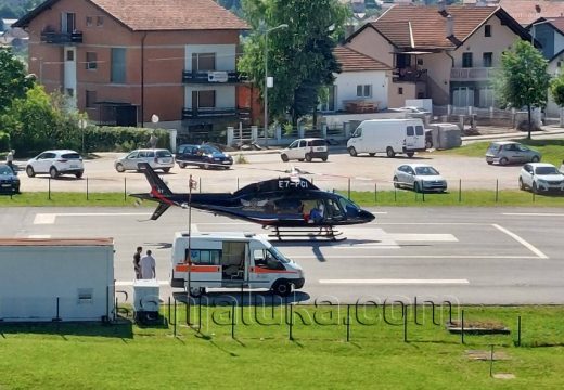 Helikopterski servis preusmjerio letjelicu: U toku hitan medicinski transport u Banjaluku